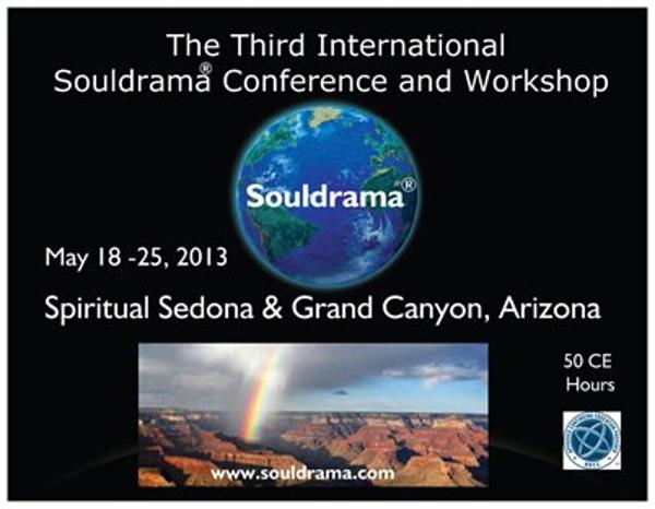 continuing education credits for NCCs, ACAs.  Spiritual workshops in Sedona, Souldrama in Sedona, THird International Souldrama workshop in Sedona, May, 2013, Spiritual growth,soul,psychodrama,group pscyhotherapy