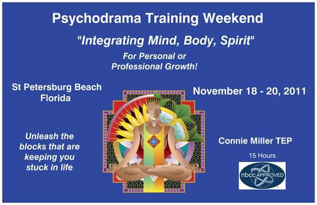 st pete beach florida workshops for the soul, mind body spirit, psychodrama training, personal grwoth workshops